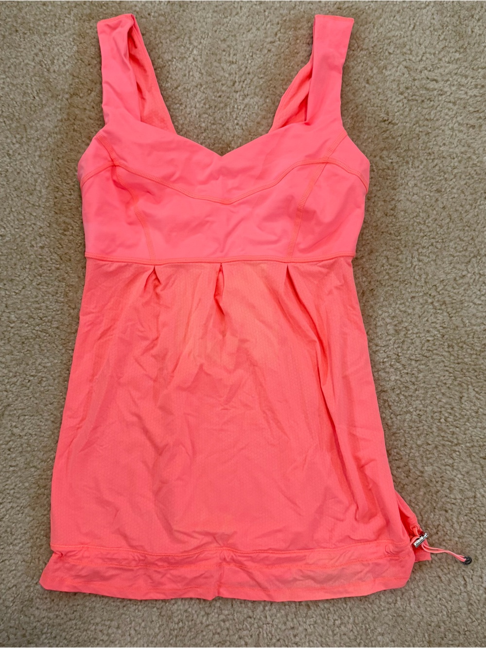 lululemon Hustle & Bustle Tank Coral Size 4